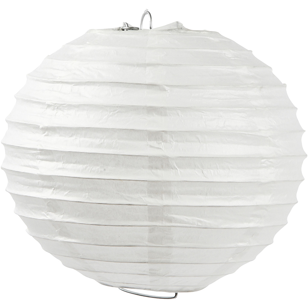 Rijstpapier Lamp Wit, 35cm