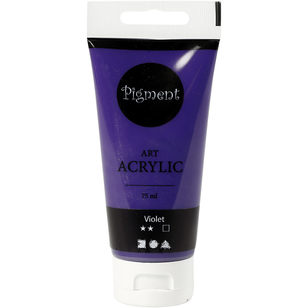 Pigment Art Acrylverf Violet, 75ml