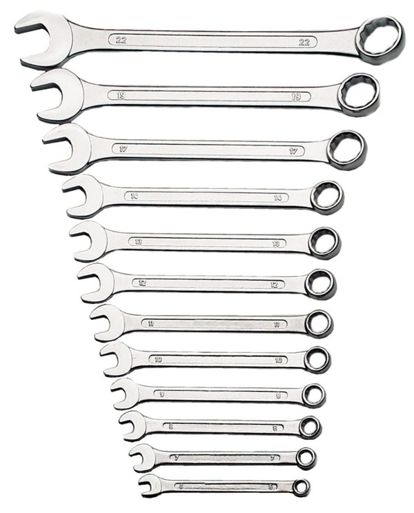 Brüder Mannesmann Steek-ringsleutelset (12 dlg) Brüder Mannesmann Steek-ringsleutelset (12 dlg)