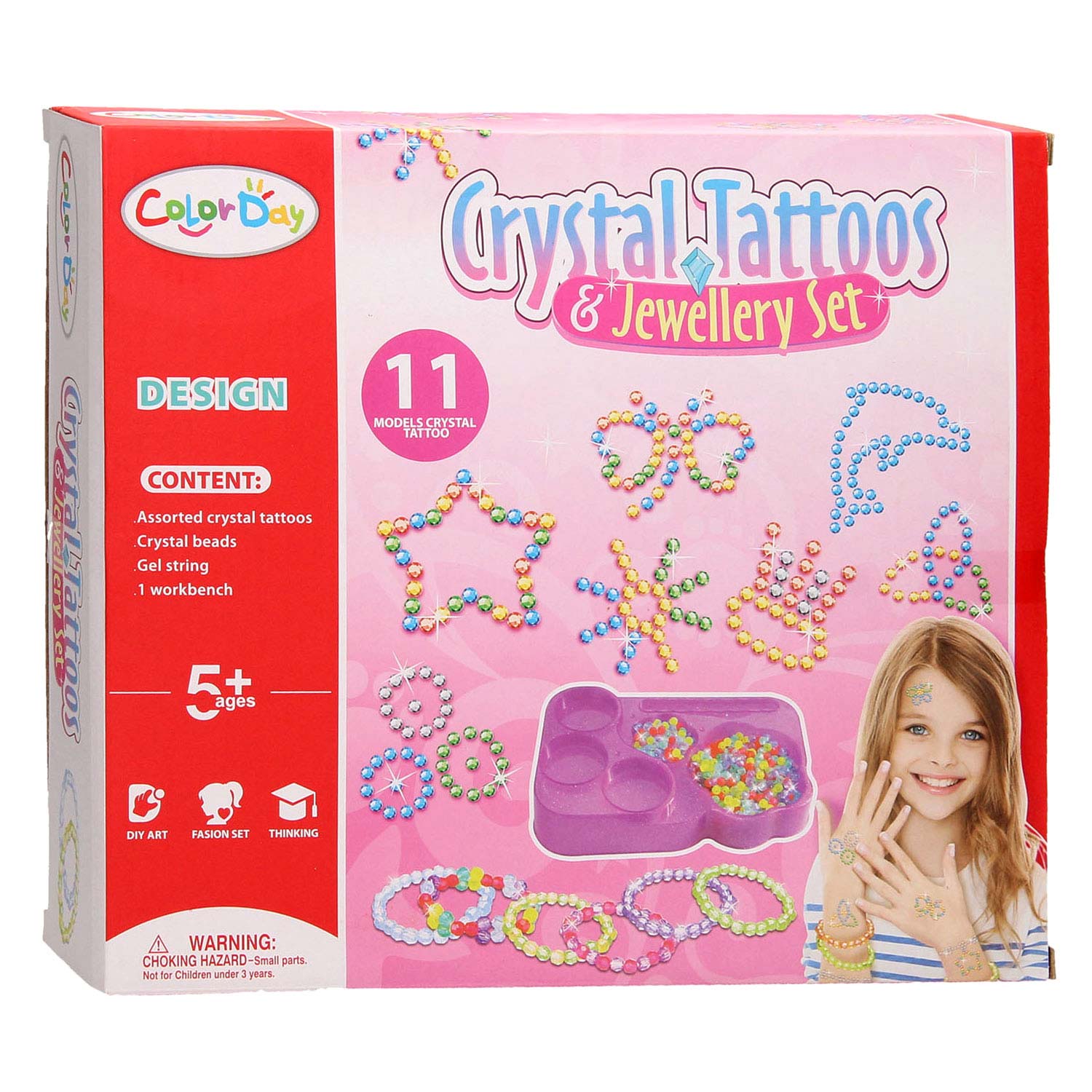 Crystal Tattoos en Juwelenset