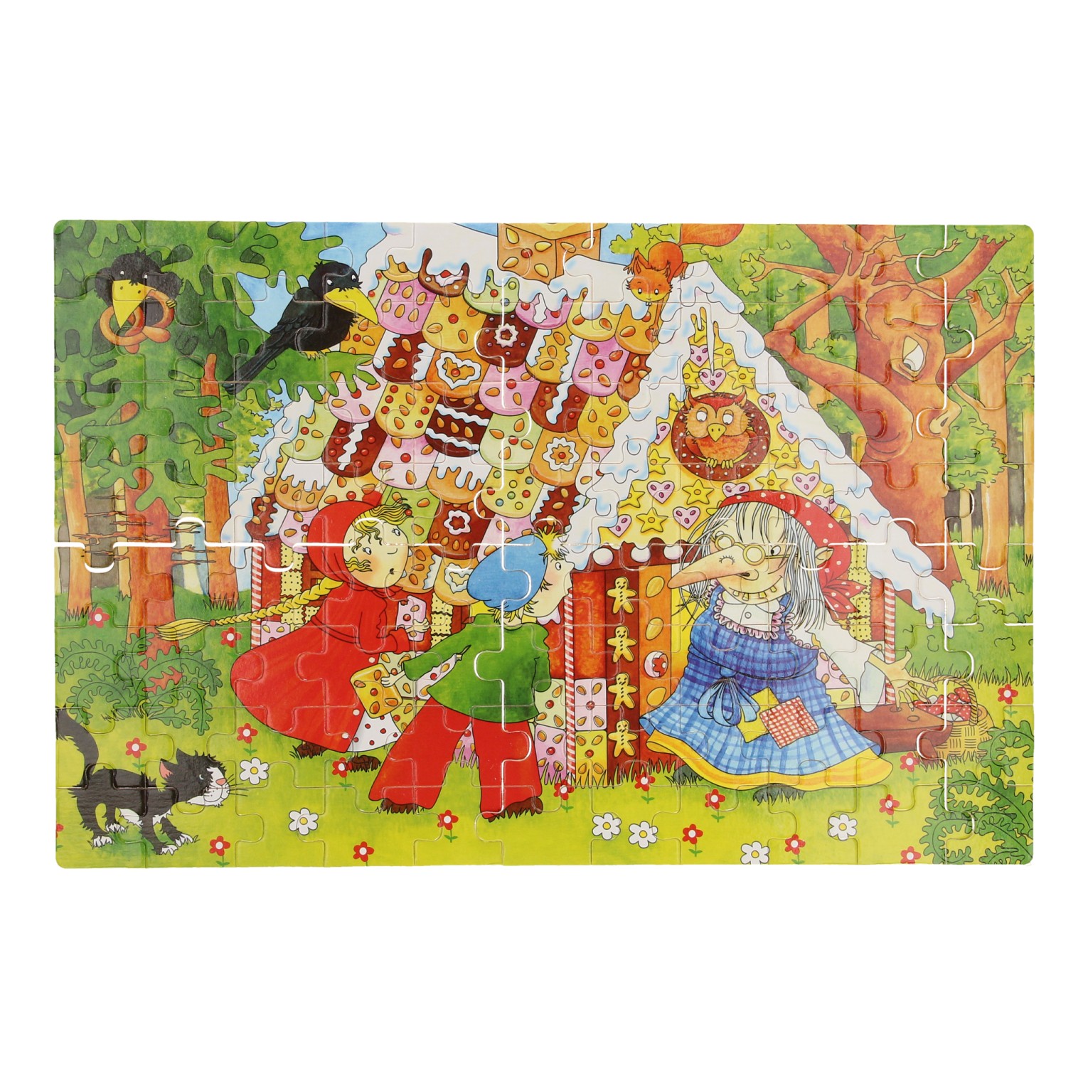 Houten Legpuzzel Hans & Grietje, 88st.