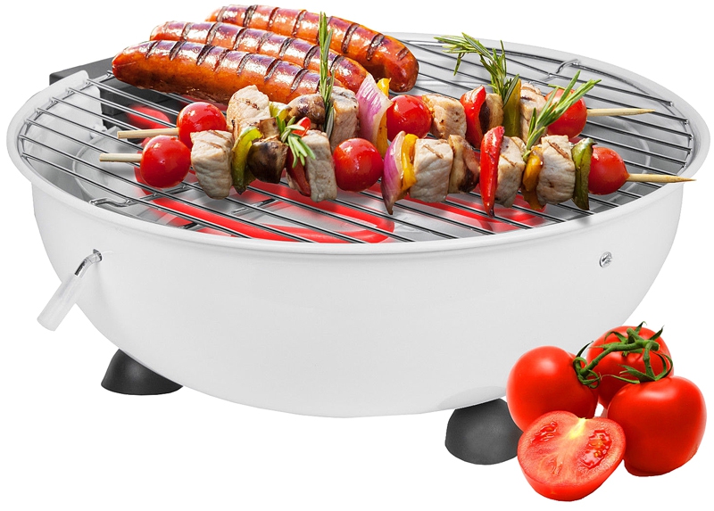 Elektrische tafel barbecue wit Elektrische tafel barbecue wit