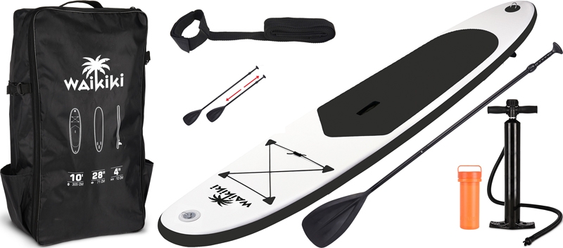 SUP Board Black Waikiki - 305 cm - complete set SUP Board Black Waikiki - 305 cm - complete set