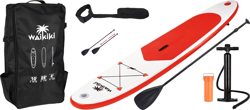 SUP Board Red Waikiki - 305 cm - complete set SUP Board Red Waikiki - 305 cm - complete set