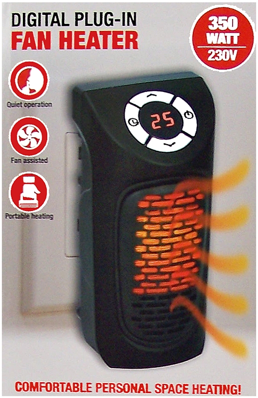 Plug-in heater - digitaal