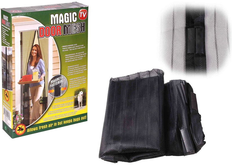 Vliegengordijn met magnetische sluiting Vliegengordijn met magnetische sluiting