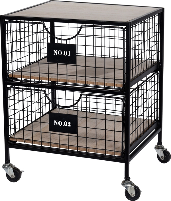 Dossierkast verrijdbaar - 35x33x45 cm Dossierkast verrijdbaar - 35x33x45 cm