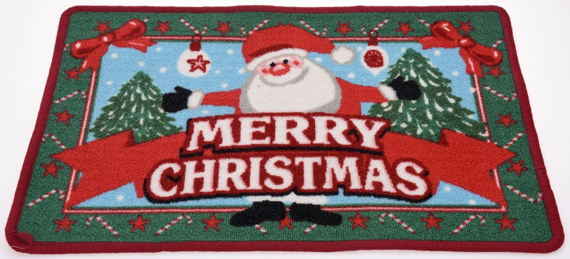 Kerst Deurmat Happy Santa 60x40 cm Kerst Deurmat Happy Santa 60x40 cm