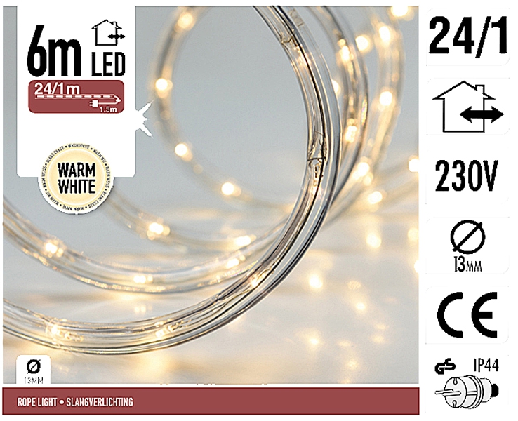 LED lichtslang 6 meter warm wit LED lichtslang 6 meter warm wit