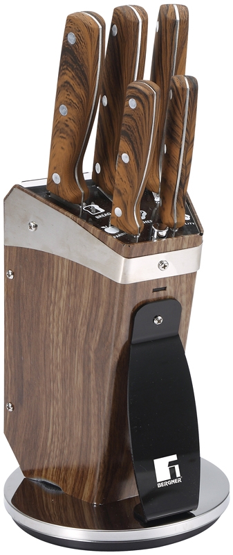 Bergner - 5 messen met houder Bergner - 5 messen met houder