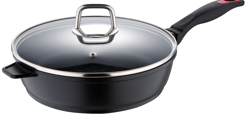 Bergner Smoorpan - aluminium - Ø24 - met deksel Bergner Smoorpan - aluminium - Ø24 - met deksel