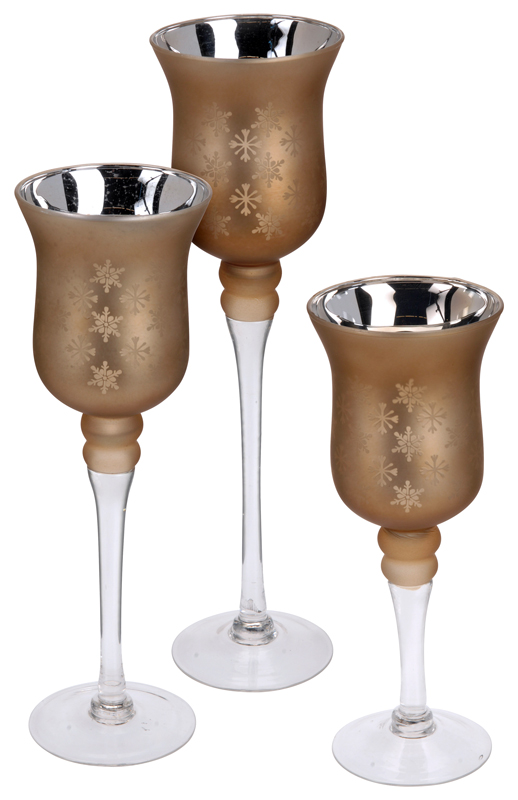 Home & Styling Set van 3 luxe kandelaren Home & Styling Set van 3 luxe kandelaren