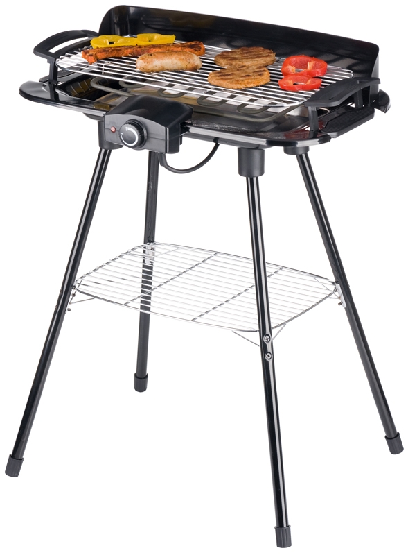 Elektrische barbecue - 2000W - zwart Elektrische barbecue - 2000W - zwart