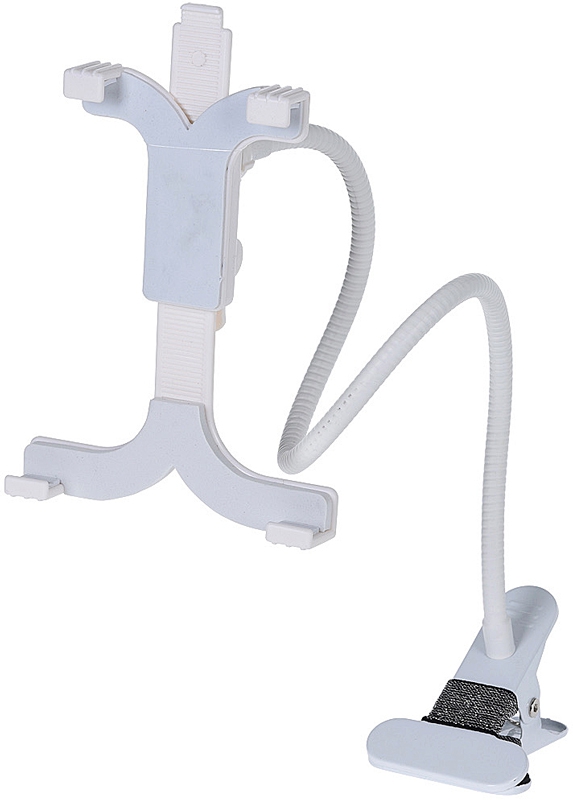 Flexibele tabletstandaard wit Flexibele tabletstandaard wit