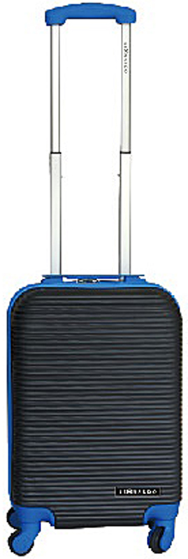 Leonardo Handbagage koffer duo-tone zwart / blauw
