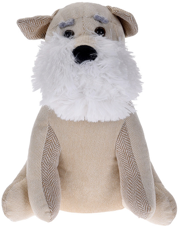 Deurstopper hond wit-creme Deurstopper hond wit-creme