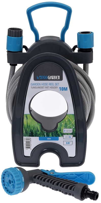 Tuinslangset met houder 10 meter Tuinslangset met houder 10 meter
