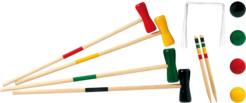 Houten Croquet spel Houten Croquet spel
