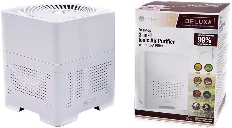 Ionische luchtreiniger met HEPA filter Ionische luchtreiniger met HEPA filter