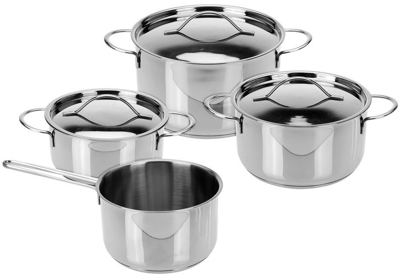 Pannenset RVS - 7 delig Pannenset RVS - 7 delig