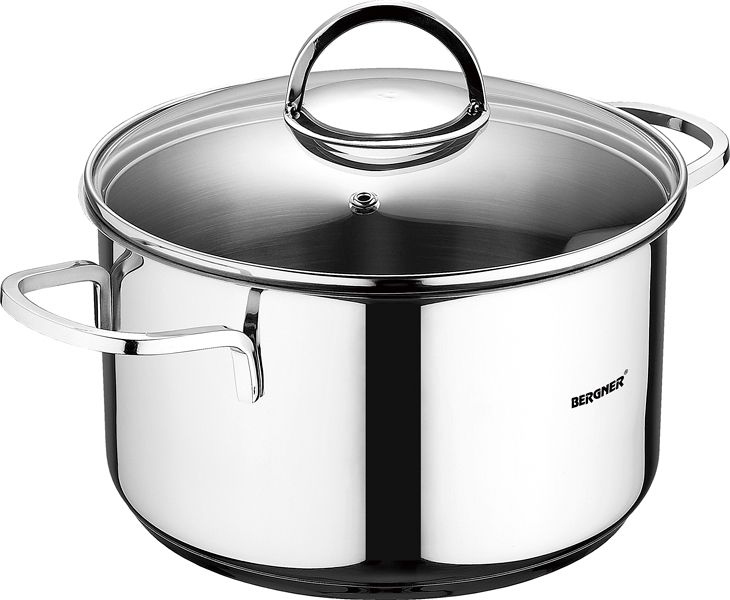 Bergner Classic Kookpan - RVS - Ø20 cm - 3,3L Bergner Classic Kookpan - RVS - Ø20 cm - 3,3L