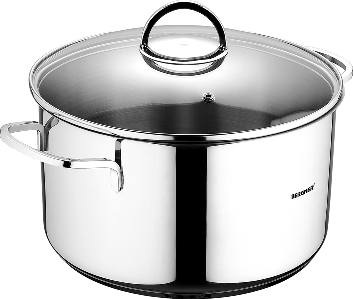 Bergner Classic Kookpan - RVS - Ø24 cm - 5,7L Bergner Classic Kookpan - RVS - Ø24 cm - 5,7L