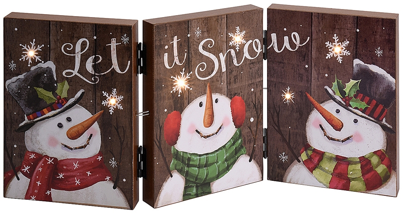 Houten decoratie met licht Houten decoratie met licht