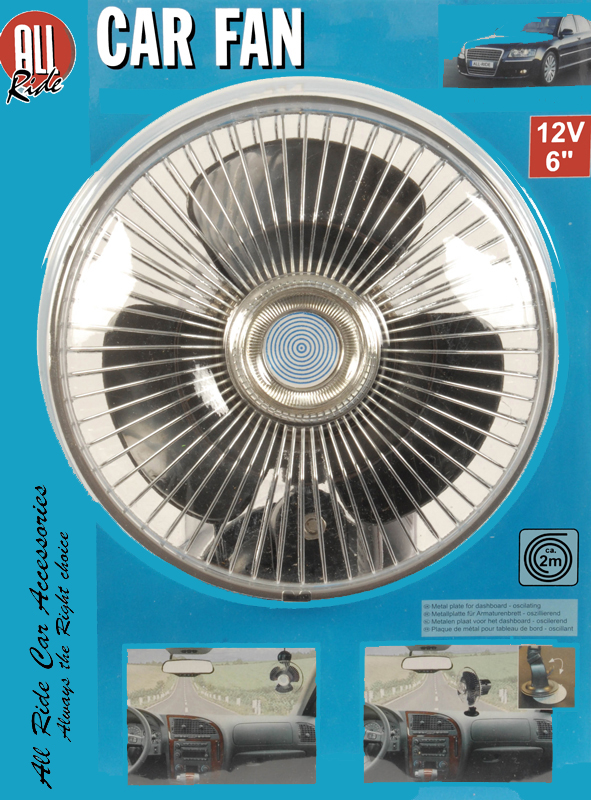 All Ride Auto-ventilator met zuignap (12V) All Ride Auto-ventilator met zuignap (12V)