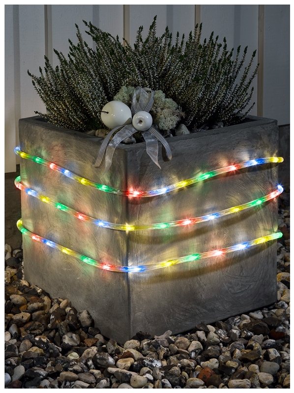 LED Lichtslang 6 meter, met sensor en timer, multicolor - 96 LED's LED Lichtslang 6 meter, met sensor en timer, multicolor - 96 LED's