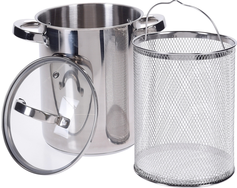 Aspergepan met glazen deksel - 4.2 liter Aspergepan met glazen deksel - 4.2 liter