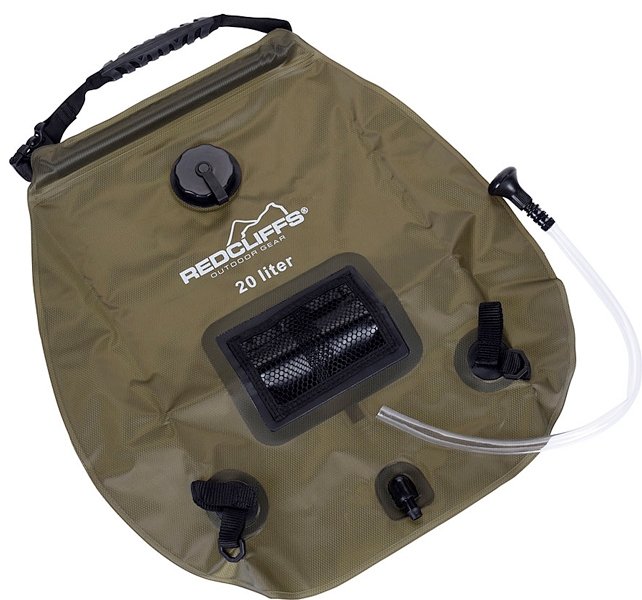 Campingdouche met thermometer - 20 liter - groen Campingdouche met thermometer - 20 liter - groen