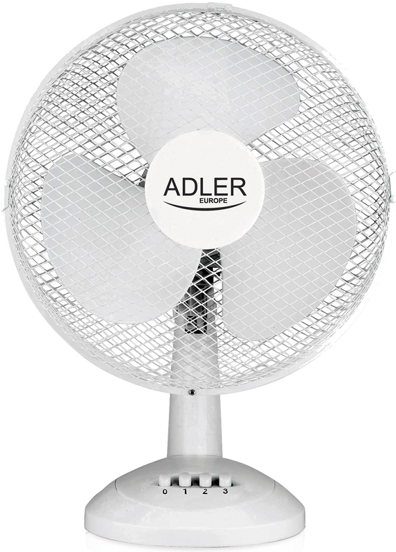 Adler AD7304 - Tafelventilator wit - 40cm