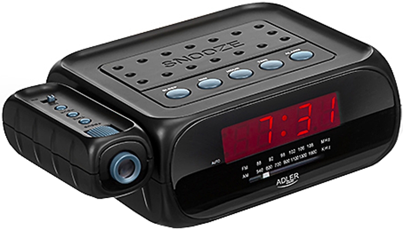 Adler AD 1120 - Wekkerradio met tijdsprojectie Adler AD 1120 - Wekkerradio met tijdsprojectie