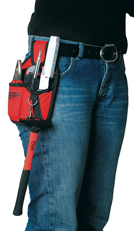 Brüder Mannesmann Nylon gordeltas / holster met gereedschap Brüder Mannesmann Nylon gordeltas / holster met gereedschap